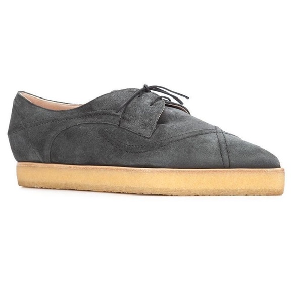 Vivienne Westwood Gray Quilted Loafers with Pointed Toe EUC - Picture 1 of 10